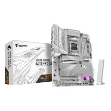GIGABYTE X870 AORUS Elite WIFI7 ICE AMD AM5 LGA 1718 Motherboard, ATX, DDR5, 4X M.2, PCIe 5.0, USB4, WIFI7, 2.5GbE LAN, EZ-Latch